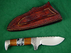 "Aspen" reverse side view, reverse side of sheath.