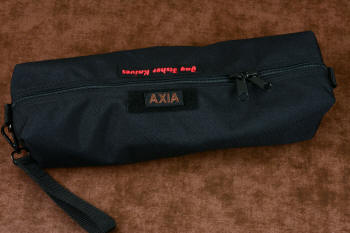 "Axia" Custom tactical knife, mini-duffle exterior